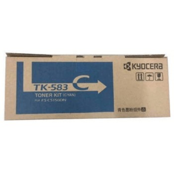 京瓷TK-583C蓝色墨粉 适用于5150/5350/6021打印机