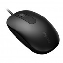 雷柏（Rapoo） N200 鼠标 有线鼠标 办公鼠标 对称鼠标 笔记本鼠标 电脑鼠标 台式机鼠标 黑色