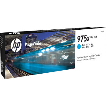 惠普 HP 页宽打印机大容量墨盒 L0S00AA 975X （青色）