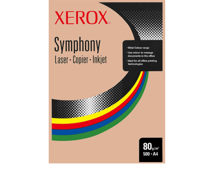 施乐（Xerox）橙色 80g A4 彩色复印纸 500张/包(500张)