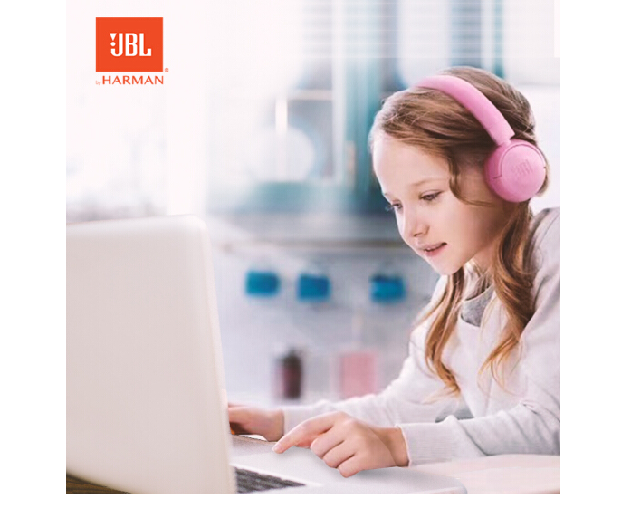 JBL JR300BT头戴式无线蓝牙儿童耳机 护耳麦克风耳麦 英语网课在线教育学习耳机带麦