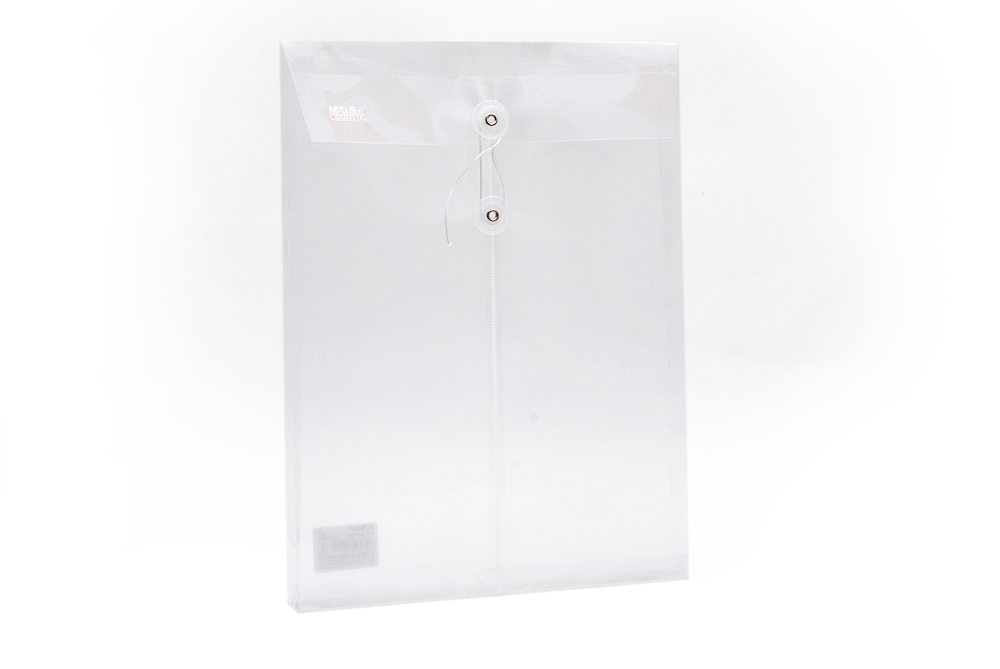 晨光MG竖式线扣档案袋文件袋12个装ADM94518 白色