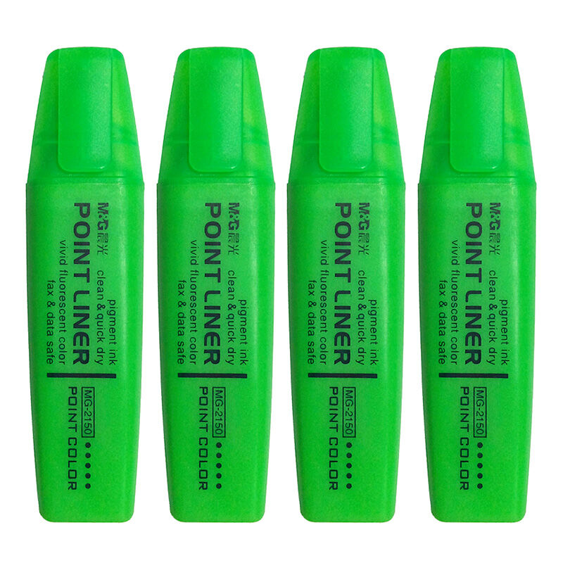晨光 MG2150 醒目仔系列荧光笔 绿色（12支/盒） 单支装