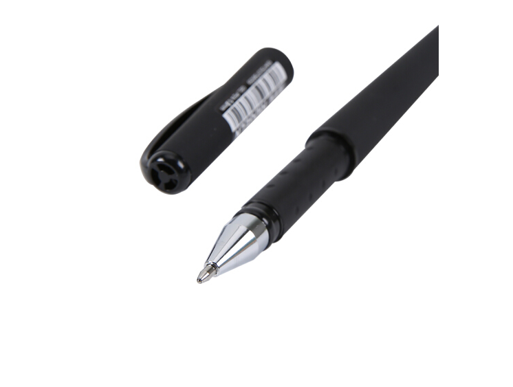 晨光(M&G)文具1.0mm黑色中性笔 大笔画签名签字笔 子弹头水笔 12支/盒AGP13