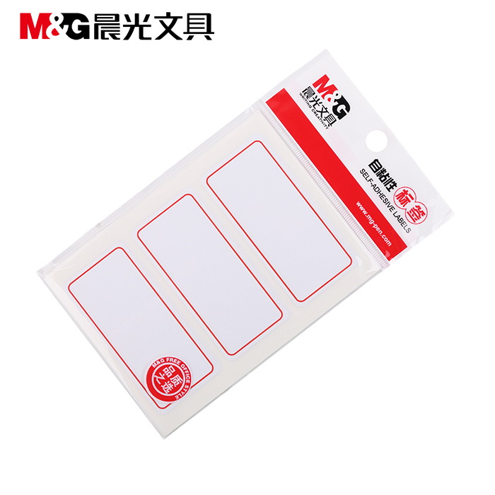 晨光（M&G）3枚X10自粘性标签(红)YT-03（20包装）