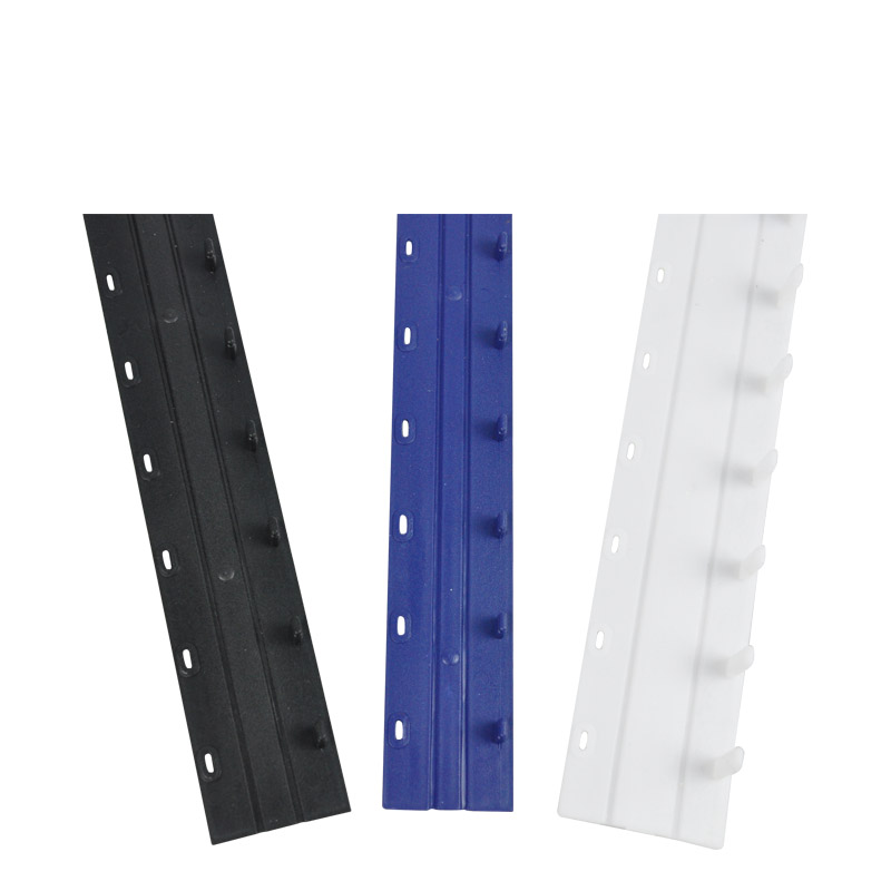 优玛仕10mm塑料夹条十齿夹条文本合同PVC夹条装订耗材配件蓝
