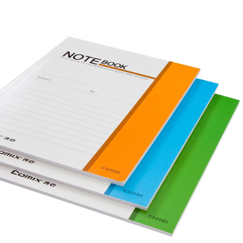 齐心（COMIX）办公通用软抄本 笔记本日记本办公记录本 颜色随机 C16080 58页