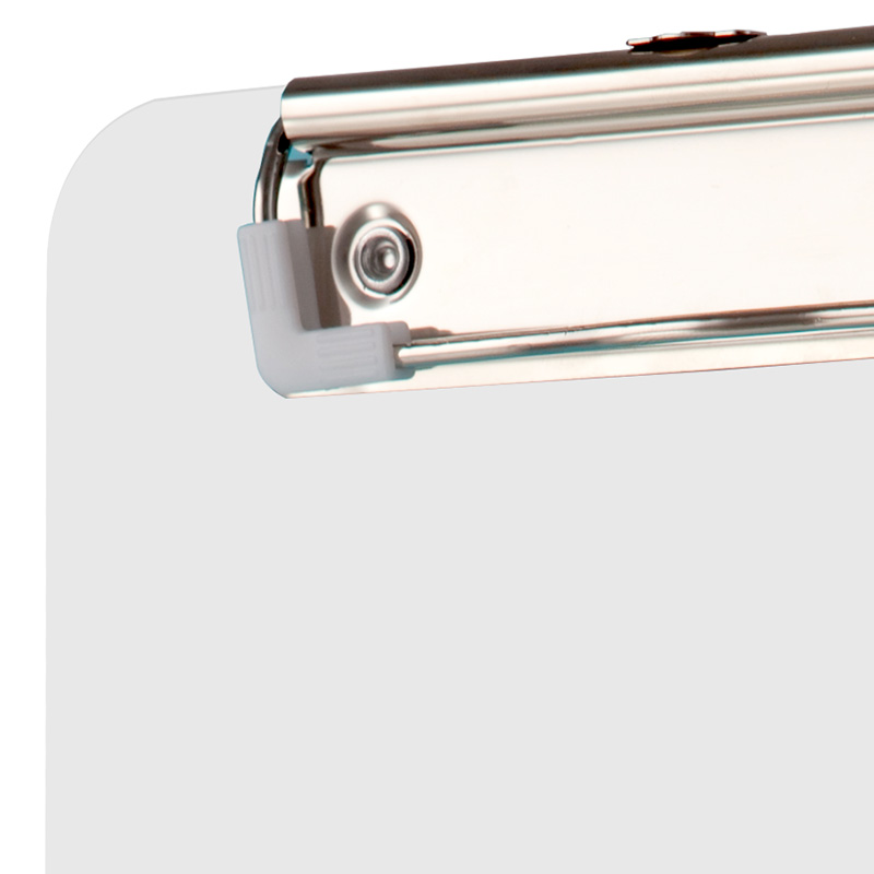 齐心（COMIX)原木质感金属强力夹原木质感金属强力夹 纤维板夹写字板夹 文件夹板速写板 