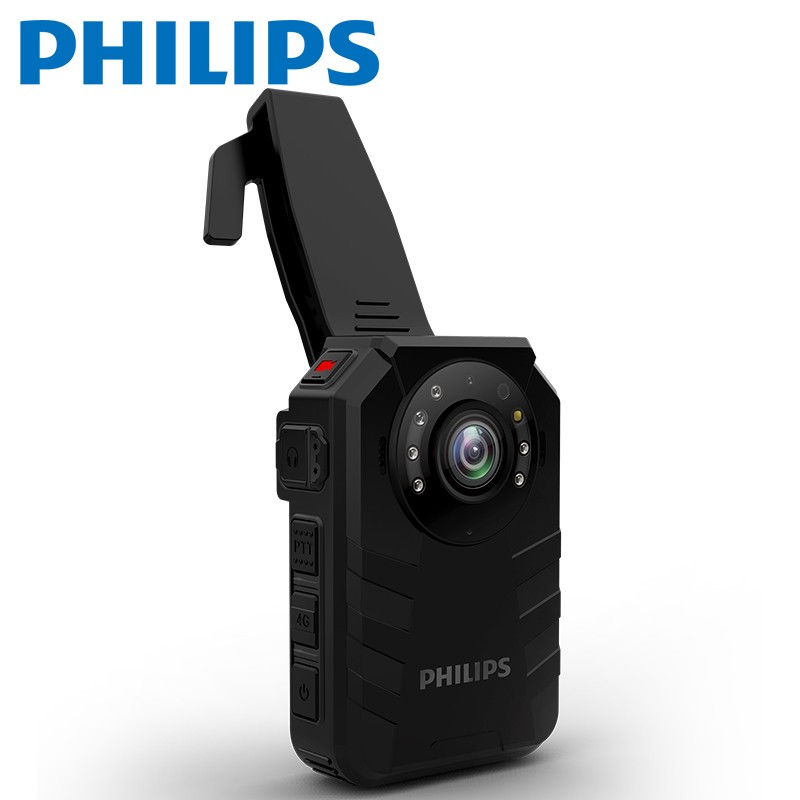 飞利浦（PHILIPS）VTR8400执法记录仪高清肩带 执法仪 红外夜视随身录像仪 4G