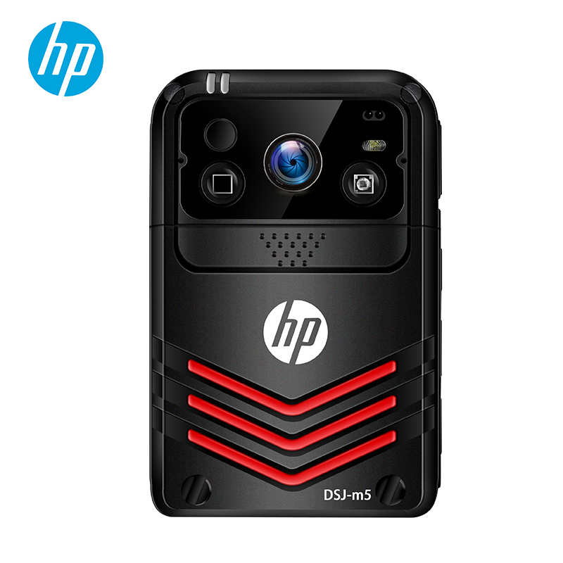 惠普 （HP）DSJ-M5执法记录仪高清便携式4G网络WiFi无线传输GPS实时定位现场远程监控记录仪 官方标配64G 