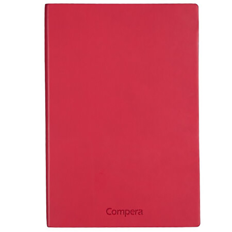齐心 C8023 Compera 皮面笔记本 A6 146张 红色