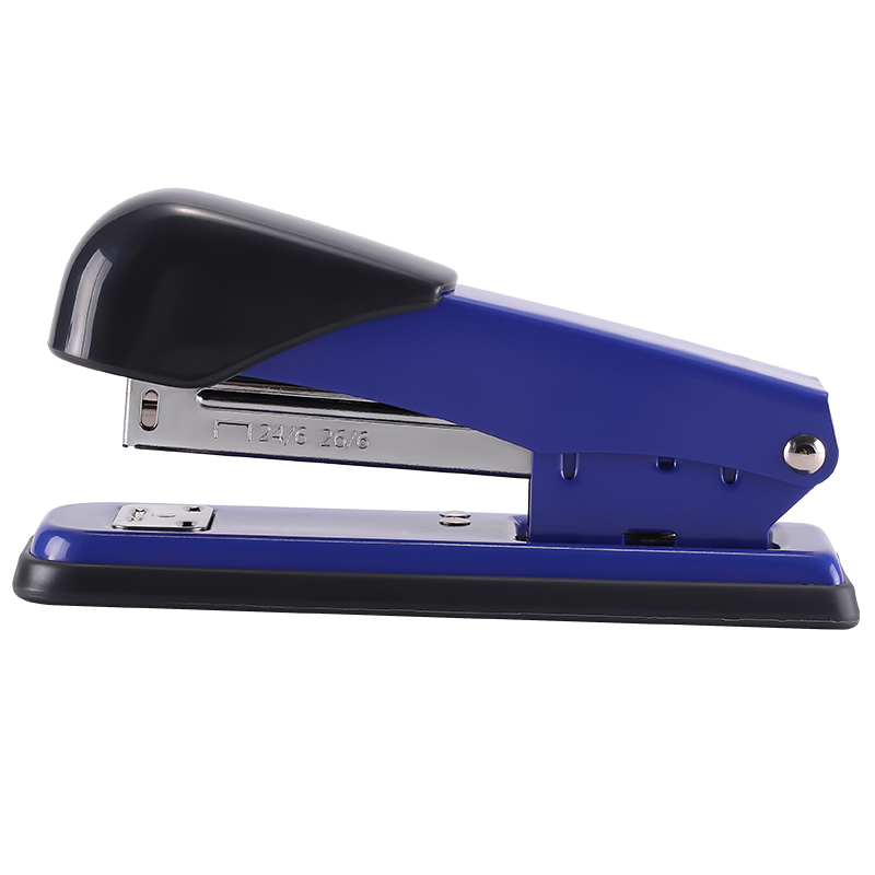 三木(SUNWOOD)效率王系列 25页金属耐用型订书机订书器 自带起钉器 可旋转钉板 蓝