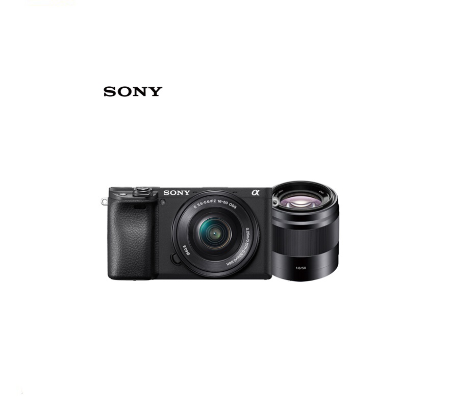 索尼（SONY）Alpha 6400 APS-C微单数码相机 标准镜头 套装 黑色A640