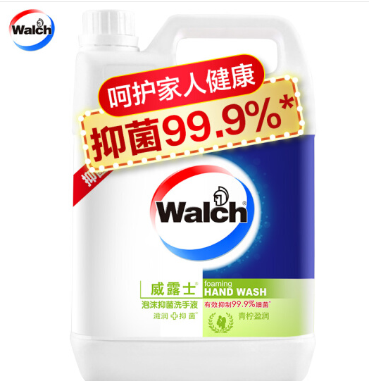 威露士（Walch）泡沫洗手液 青柠盈润 5L