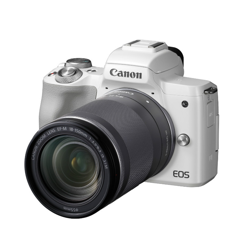 佳能（Canon）EOS M50 （18-150 ）微单相机 数码相机 微单套机 白色