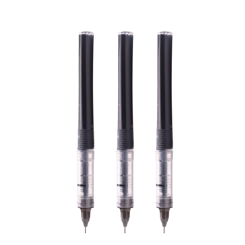 白雪(snowhite)N05直液式走珠笔替芯大容量笔芯x系列通用墨囊全针管黑色20支