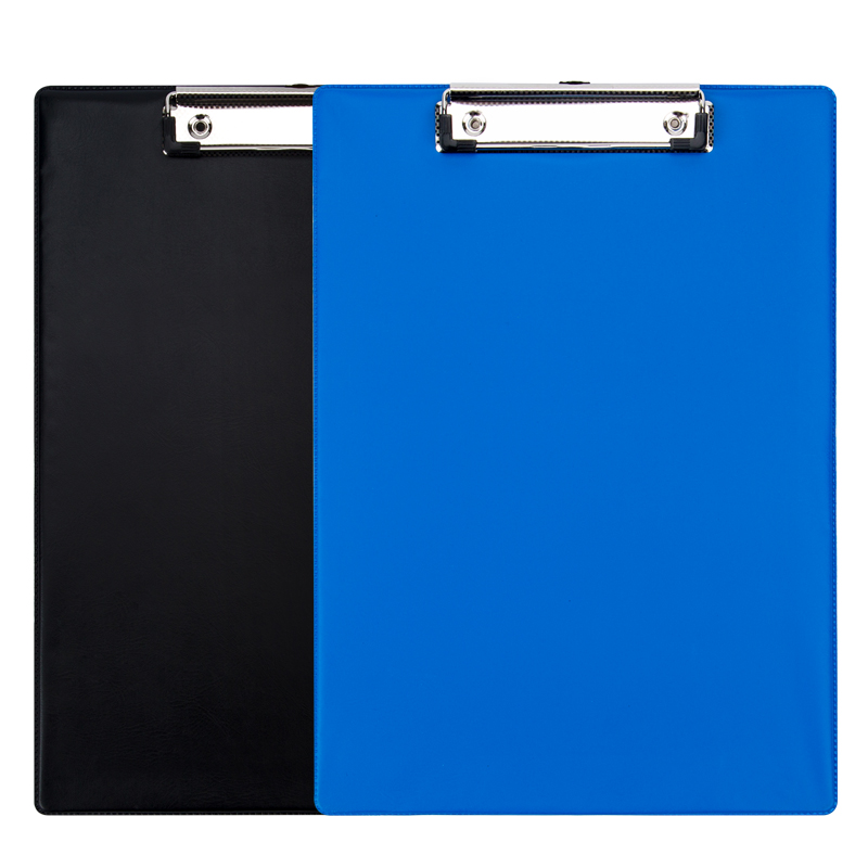 广博(GuangBo) PVC全包胶A4书写垫板 文件夹板 办公用品 颜色随机 单个装 W