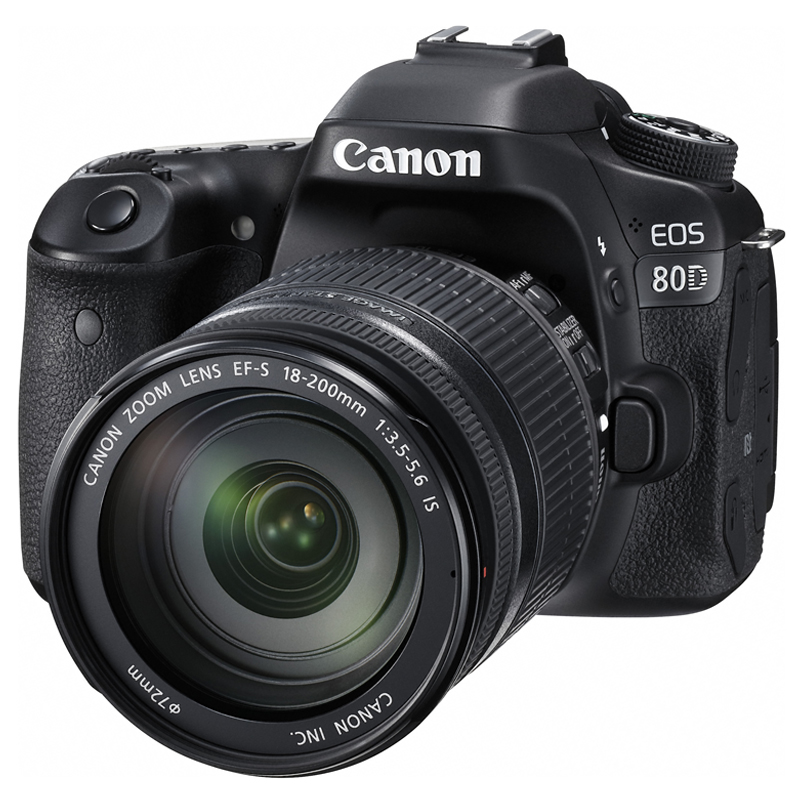 佳能（Canon）EOS 80D单反相机 +EF-S18-200mm f/3.5-5.6 