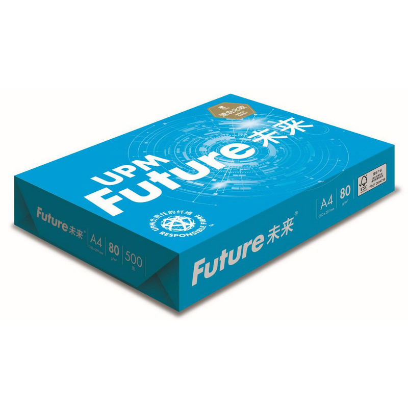 UPM 蓝未来 80克 A4 复印纸 500张/包 5包/箱（高白）