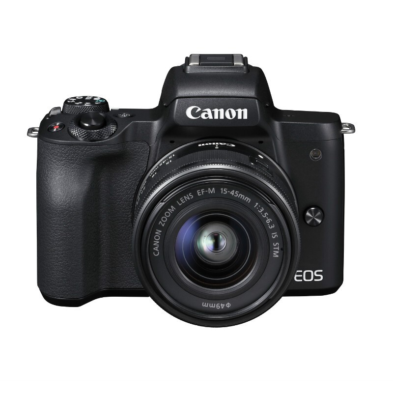 佳能（Canon）EOS M50微单反数码照相机 EF-M 15-45mm STM 黑色