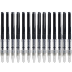 白雪(snowhite)N38直液式走珠笔替芯0.38大容量笔芯x系列通用墨囊针管型黑色2