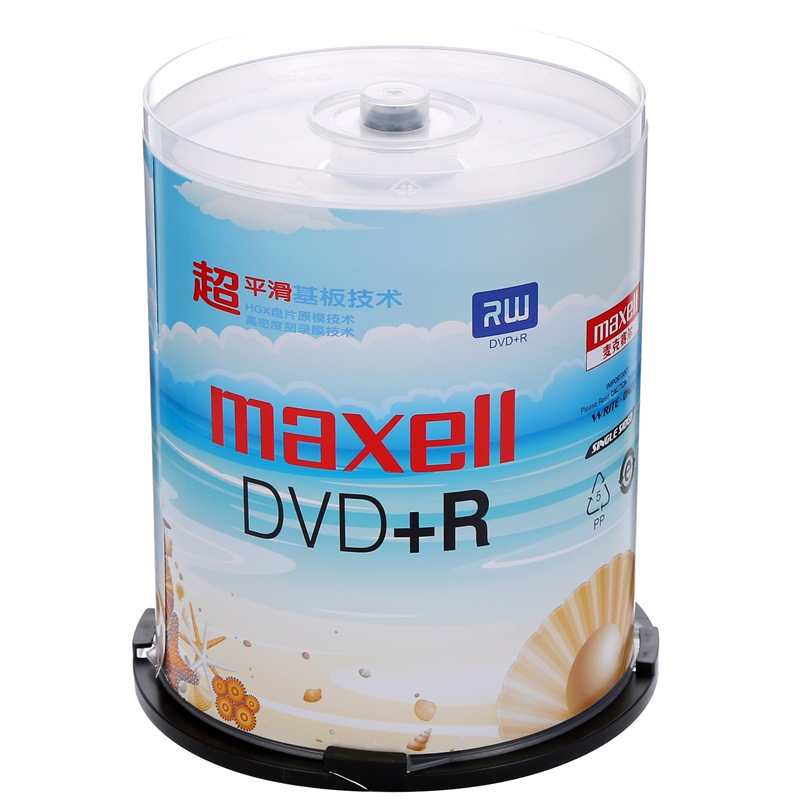 麦克赛尔（maxell）DVD+R光盘 刻录光盘 光碟 空白光盘 M2系列16速4.7G 