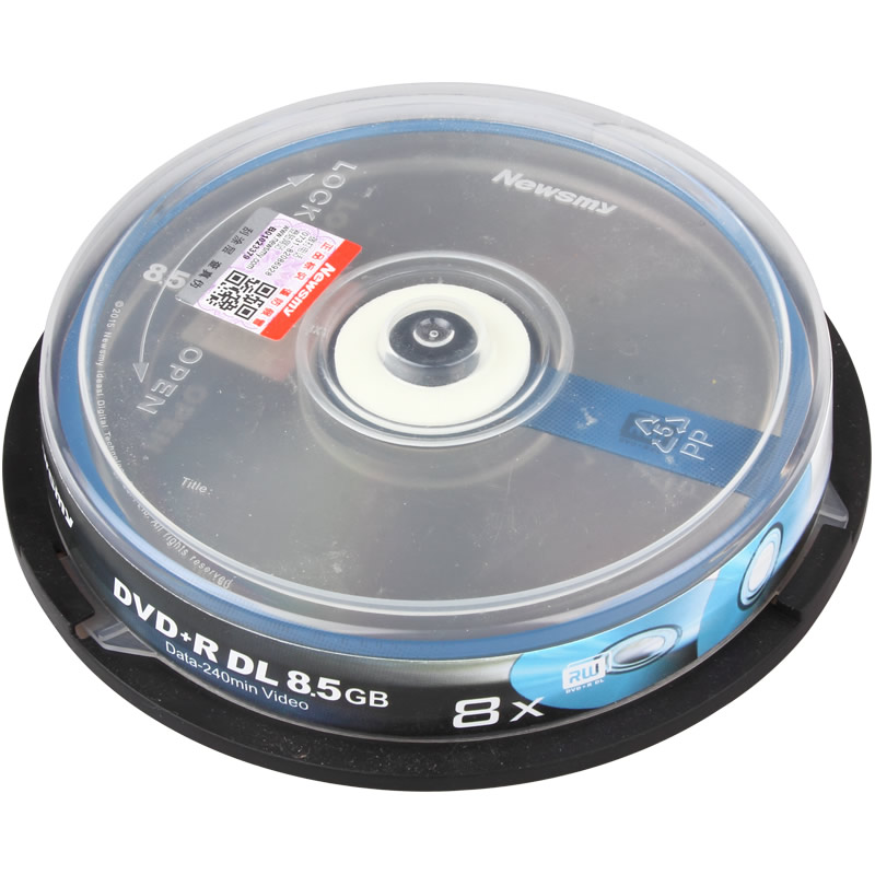 纽曼（Newsmy）DVD+R DL空白光盘/刻录盘 8速8.5G 单面双层系列 桶装DV