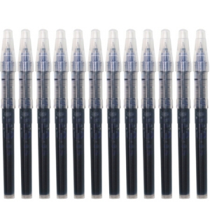 白雪(snowhite)R38直液式走珠笔替芯0.38大容量笔芯x系列通用墨囊子弹型蓝色2
