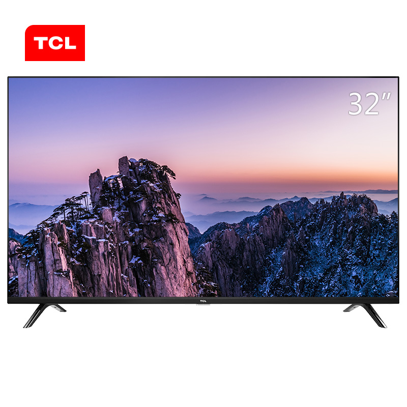TCL 32A160 32英寸 2K高清超薄窄边框 易操作卧室小尺寸超薄电视 32A160