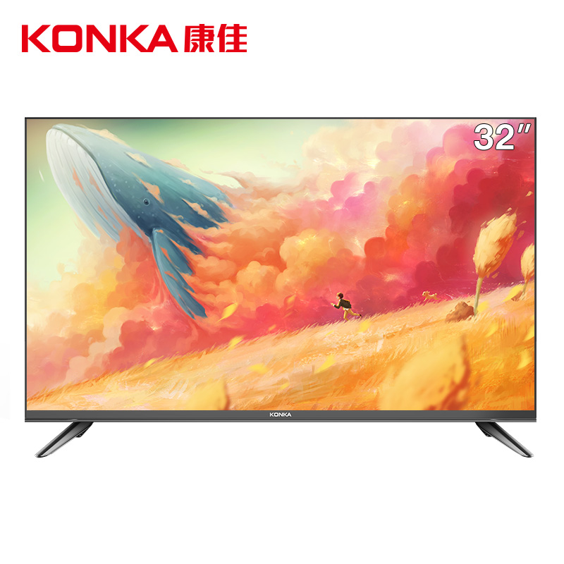 康佳（KONKA）F32Y 32英寸 智能网络电视4G内存 WIFI 平板高清液晶卧室电视机