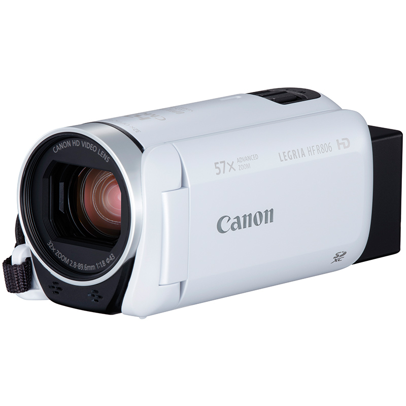 佳能（Canon）HF R806 摄像机 白色（高清数码摄像机 家用专业DV 录像机 57