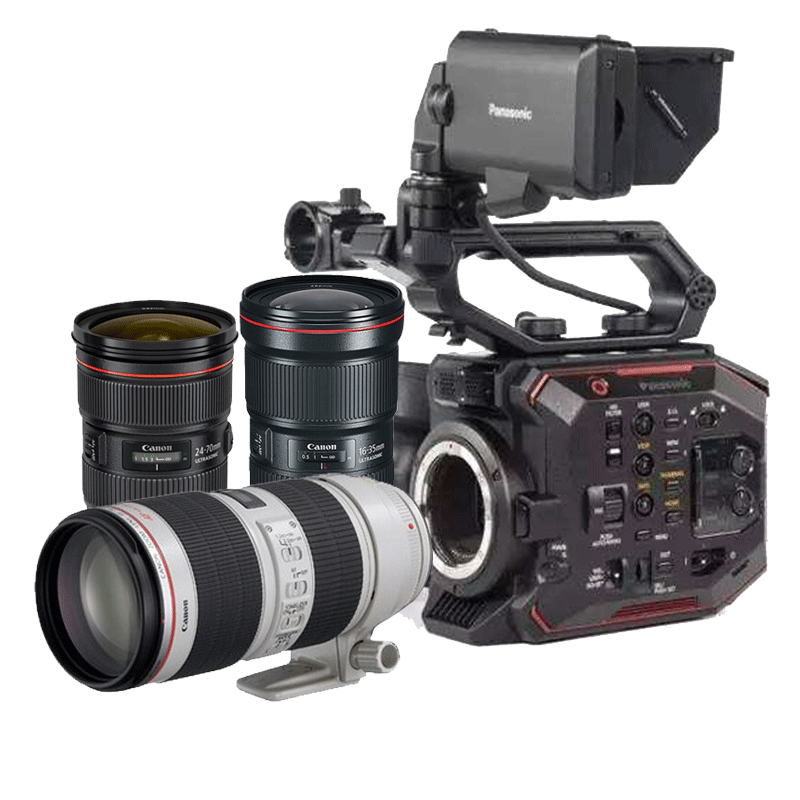 松下（Panasonic）AU-EVA1紧凑型电影级摄像机 4K 高清 红外夜摄 电影机 