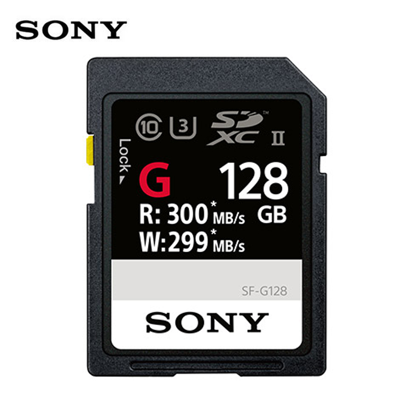 索尼（SONY）128G存储卡 SF-G128 SDXC UHS-II内存卡/SD卡 30