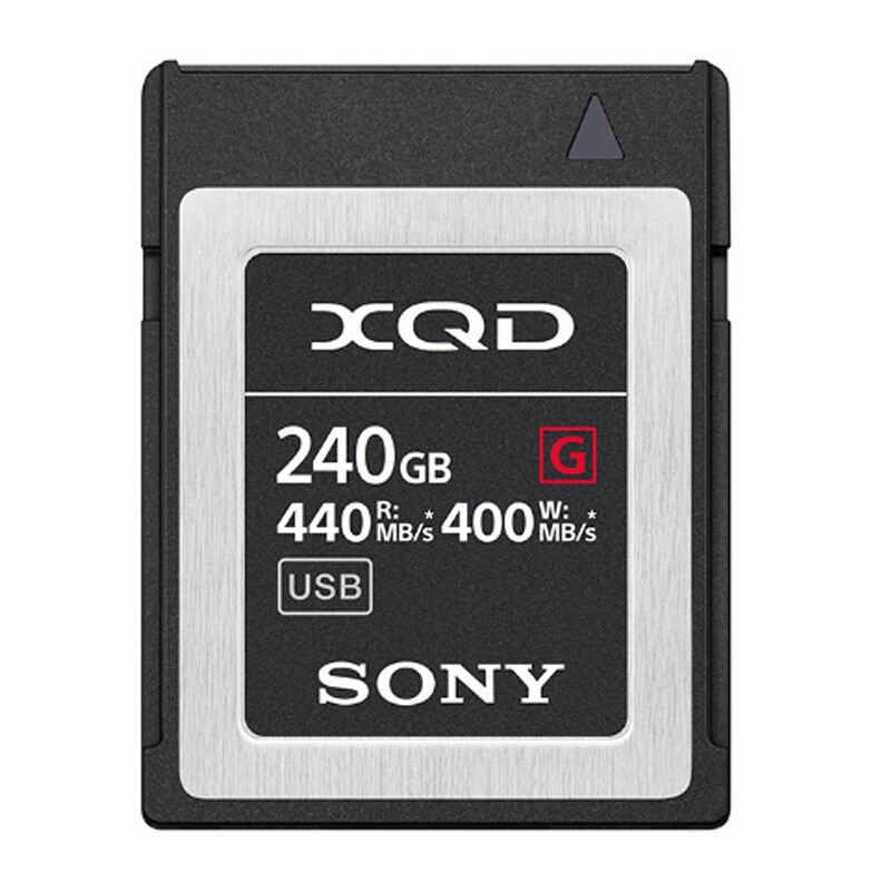 索尼(sony）XQD存储卡440M/S用于FS7专业摄像机 尼康Z6/D850微单单反相机内存卡 240G (QD-G240F)