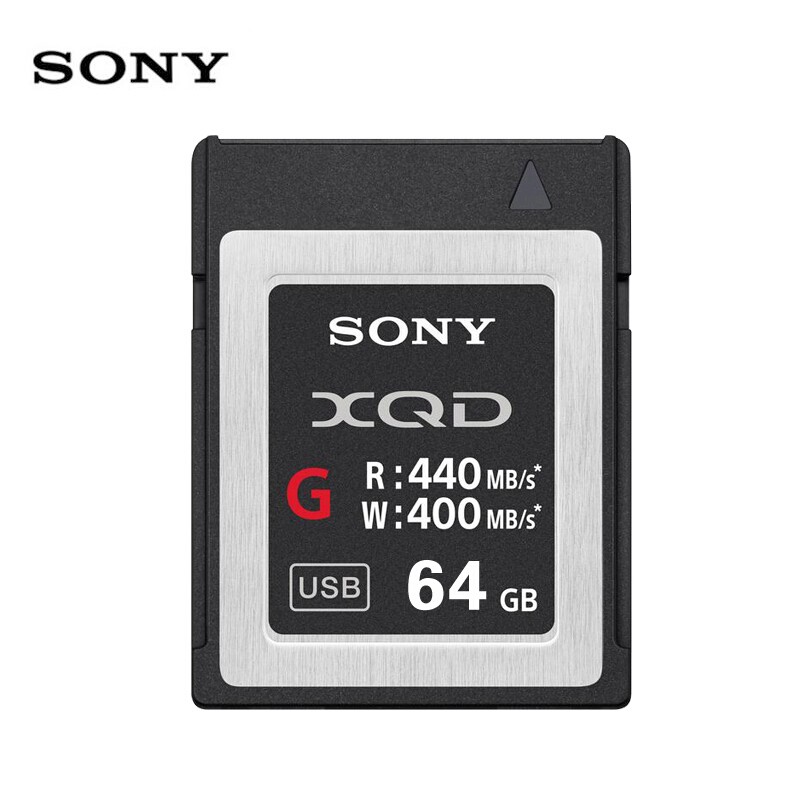 索尼(sony）XQD存储卡440M/S用于FS7专业摄像机 尼康Z6/D850微单单反相机内存卡 64G (QD-G64F)
