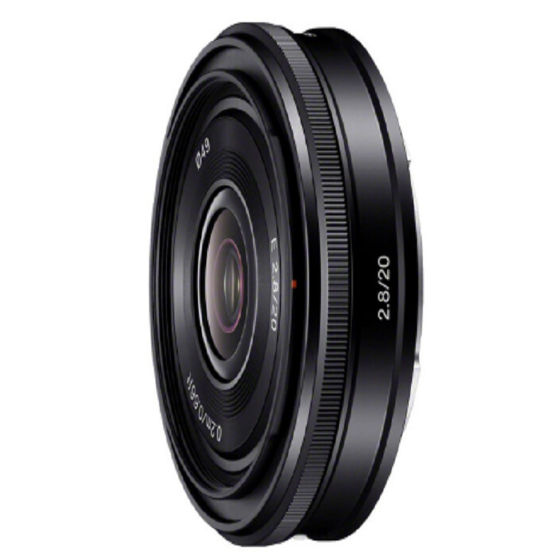 索尼（SONY）E 20mm F2.8 APS-C画幅广角定焦微单相机镜头 E卡口（SEL