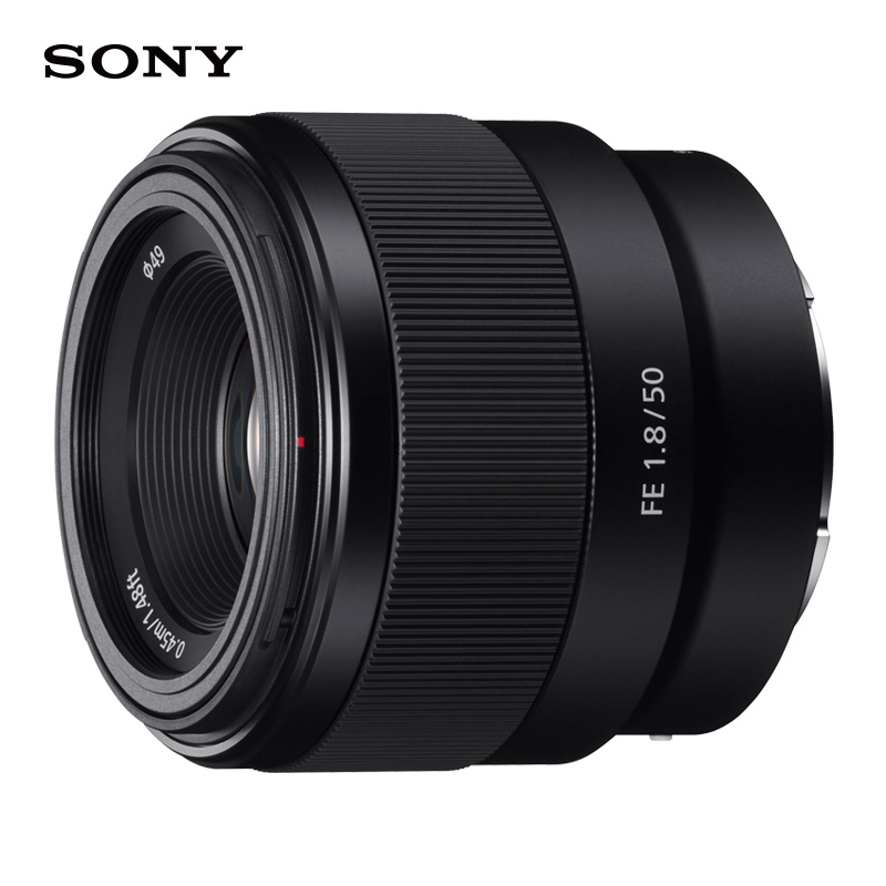索尼（SONY）FE 50mm F1.8 全画幅标准定焦微单相机镜头 E卡口(SEL50F