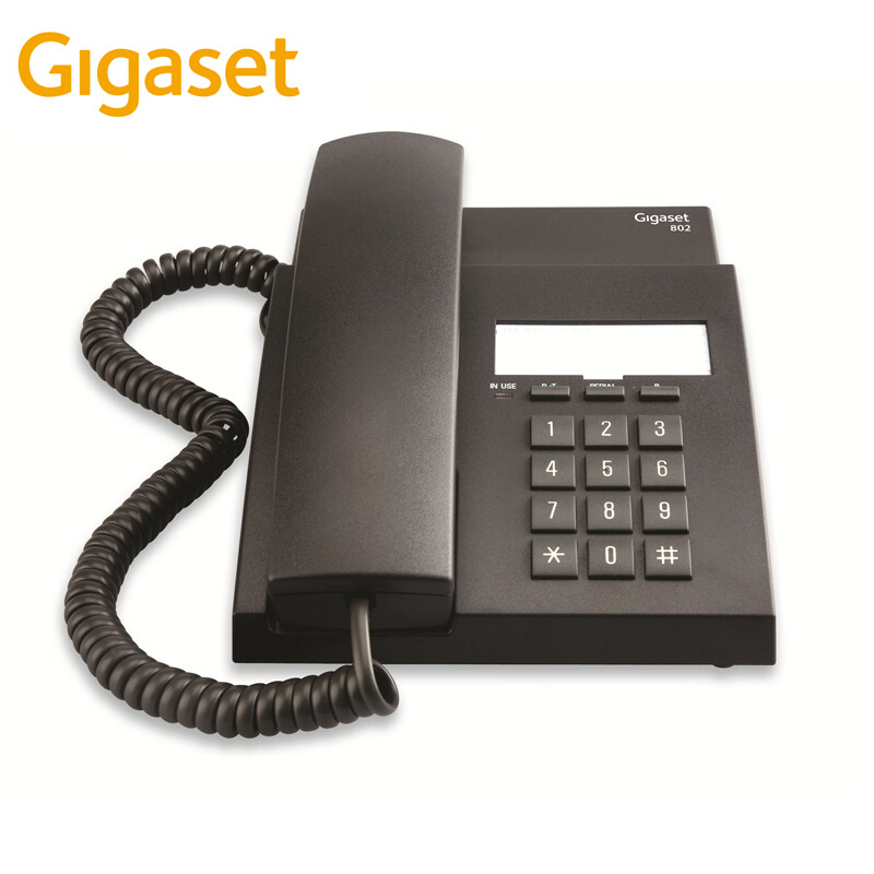 集怡嘉(Gigaset)原西门子品牌 电话机座机 固定电话 免电池 桌墙两用可壁挂 802