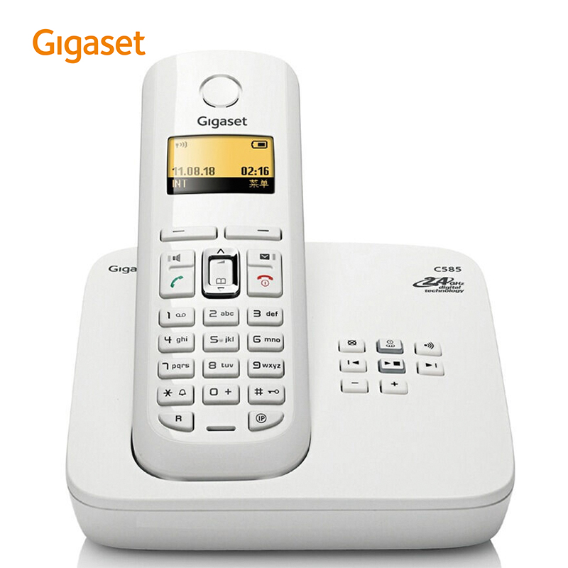 集怡嘉(Gigaset)无绳电话机 无线座机 子母机 办公家用  录音留言 中文菜单 原西