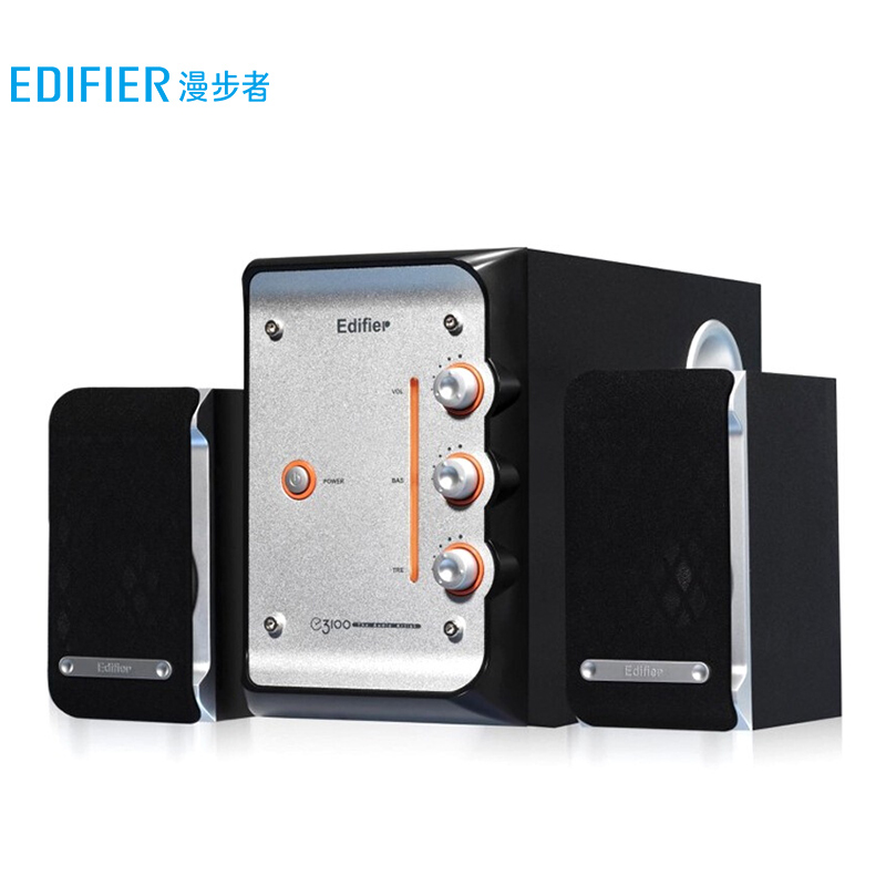 漫步者（EDIFIER） E3100 2.1声道 多媒体音箱 黑色