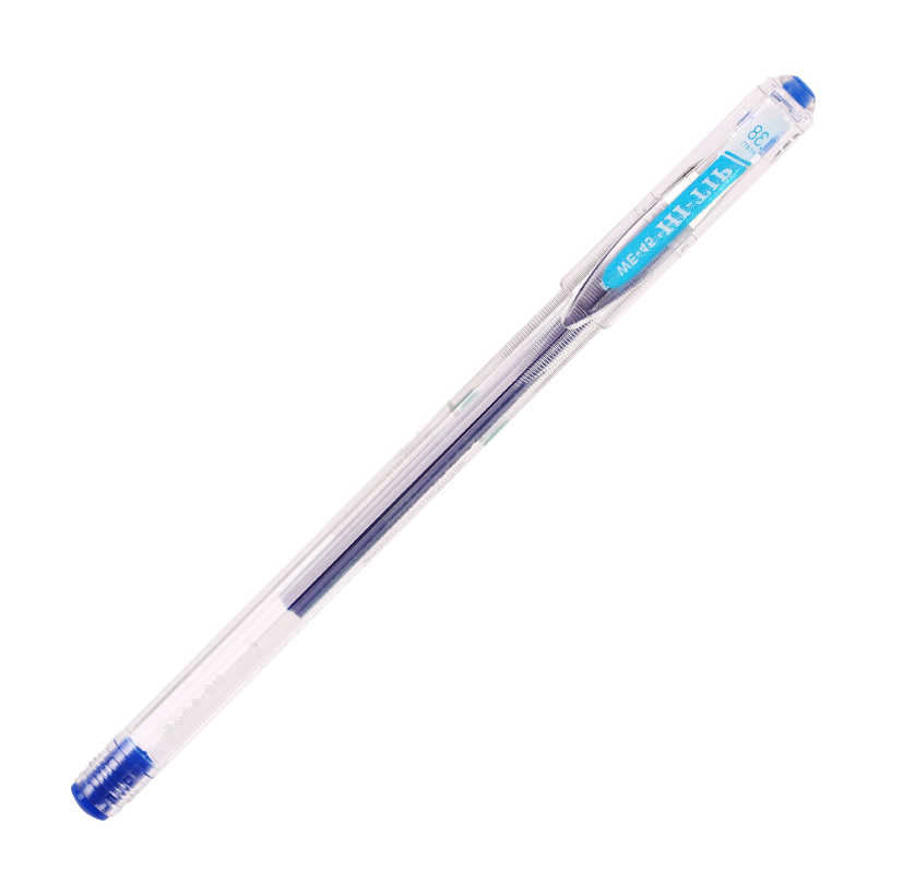 白金（PLATINUM）WE-45针管中性笔0.38mm财务学生用水笔 10支/盒 蓝色