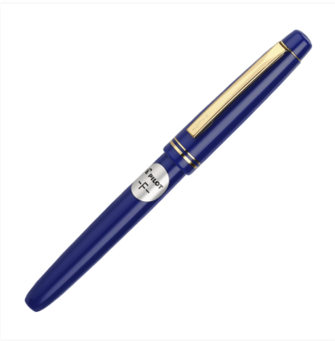 百乐（PILOT）FP-78G 钢笔套装 F尖商务签字笔练字送礼钢笔墨水复古礼盒装 蓝色