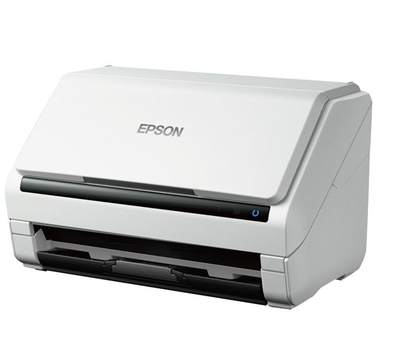 爱普生（EPSON）DS-875馈纸式扫描仪 A4办公文件票据彩色双面高速扫描 65页130面/分