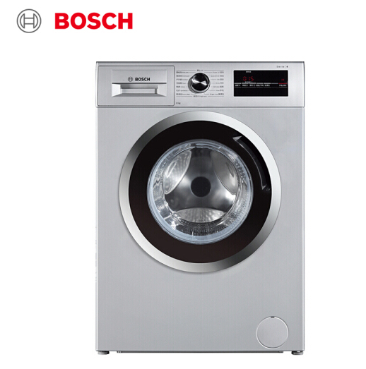 博世（BOSCH） 8公斤 变频 滚筒洗衣机 快洗族 低噪音 婴幼洗（银色）XQG80-W