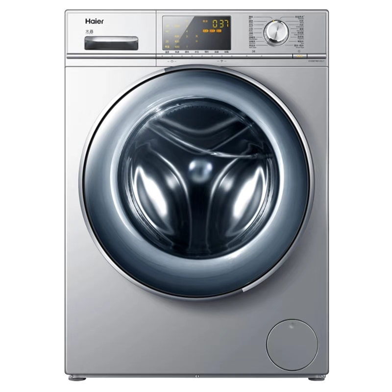 海尔全自动滚筒洗衣机直驱变频洗烘一体10公斤洗衣机G100678HB14SU1
