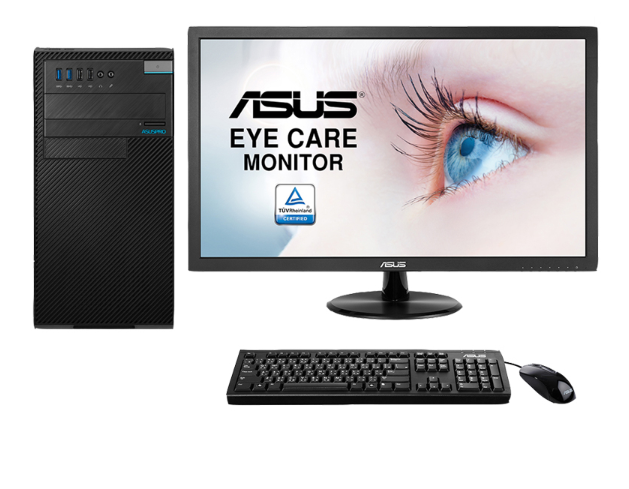 华硕（ASUS）商用台式电脑 D630MT 21.5英寸（I5 7400 4G 1T DO