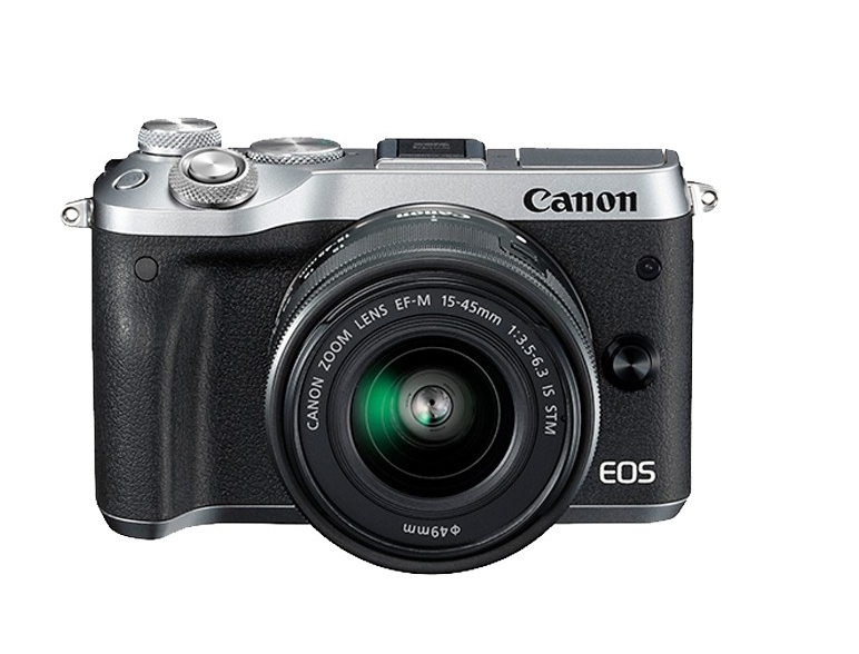 佳能（CANON）EOS M6 微单美颜自拍数码照相机 入门级vlog相机 佳能m6 EF