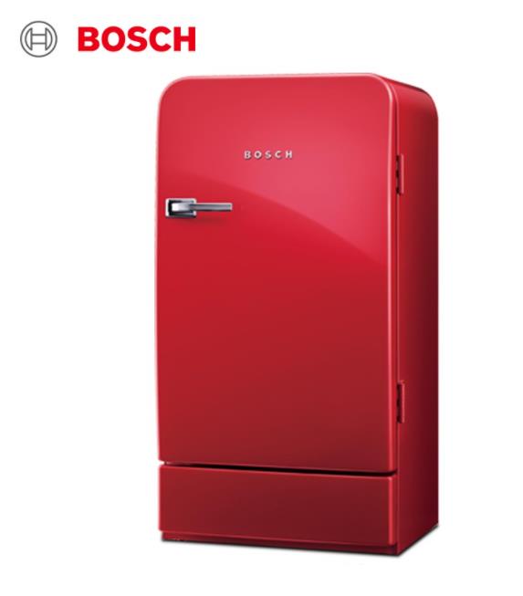 博世 BOSCH KSL20AR30C红色154升 持久保鲜 复古单门冰箱