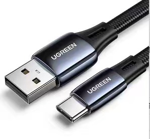 绿联USB2.0转Type-C 3A墨玉瓷数据线10964（单位：条）