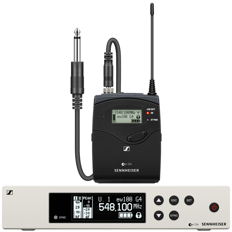森海塞尔（SENNHEISER） EW 100 G4-CI1 无线专业话筒舞台演出乐器麦克风套装 EW 100 G4-CI1